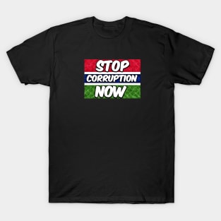 Gambia Stop Corruption Now T-Shirt